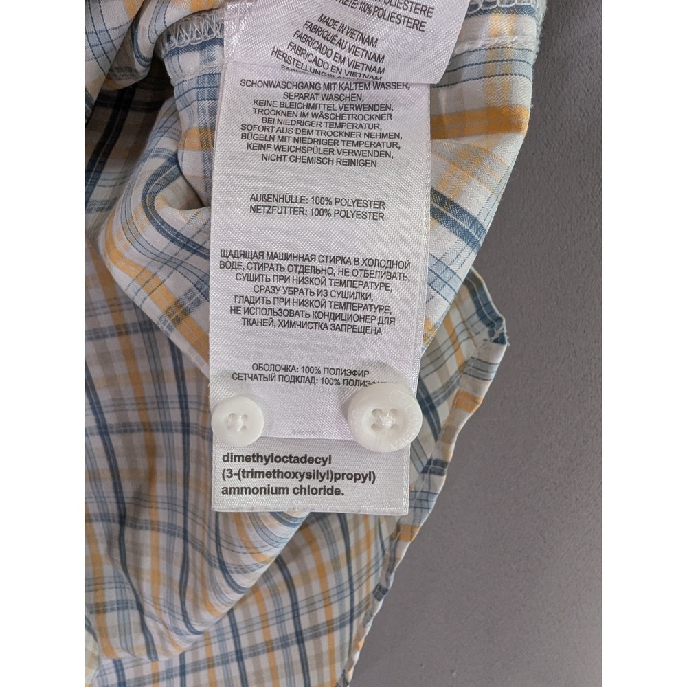 Columbia PFG Super Tamiami Mens M Plaid Short Sleeve Fishing Shirt - Picture 4 of 7